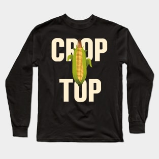 Crop Top Long Sleeve T-Shirt